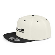 Load image into Gallery viewer, Badass Babe Squad Snapback Hat | Trendy Flat Bill Cap for Empowered Women | Perfect Gift for Friends, Birthdays, and Celebrations

